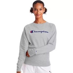 Women's Champion® Powerblend Fleece Boyfriend Sweatshirt